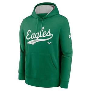 Throwback Philadelphia Eagles Nike Green Women's Hoodie